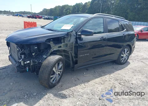 2022 Chevrolet Equinox Fwd Lt из США, поврежденный, VIN 3GNAXKEV1NL129222